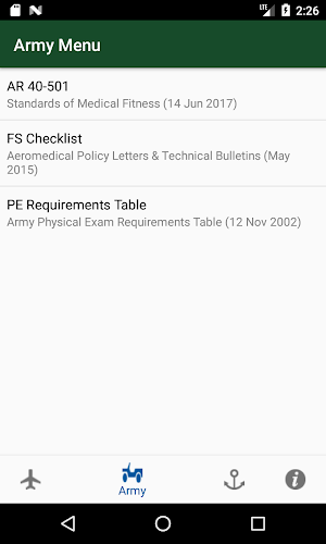 Med Standards Screenshot 1