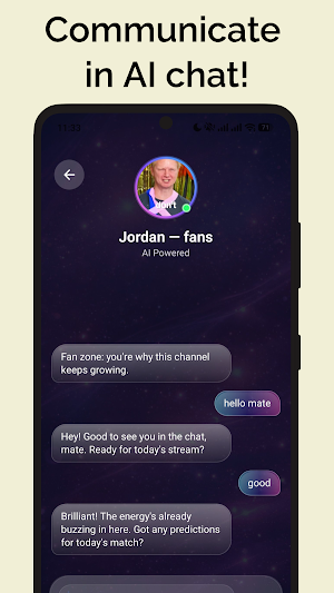 Jordan Matter Fake Call Chat Screenshot 3