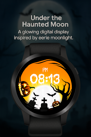 Haunted Moon WatchFace Screenshot 0