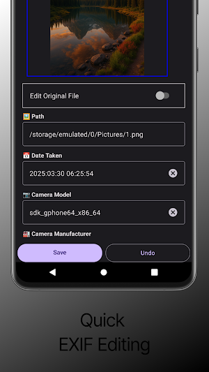 Easy EXIF – Date & GPS Editor Screenshot 3