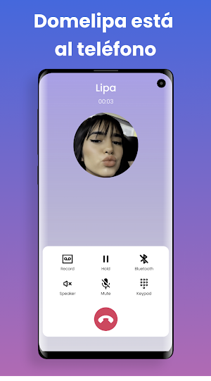 Domelipa Fake Video Call, Chat Screenshot 2