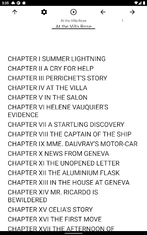 Book, At the Villa Rose Screenshot 2