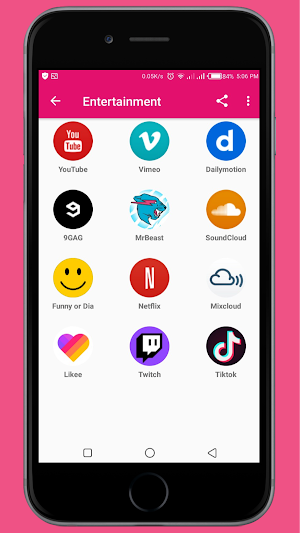 All in One Social Browser App Screenshot 3