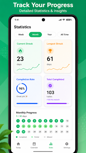 Streakify Habit Tracker Screenshot 2