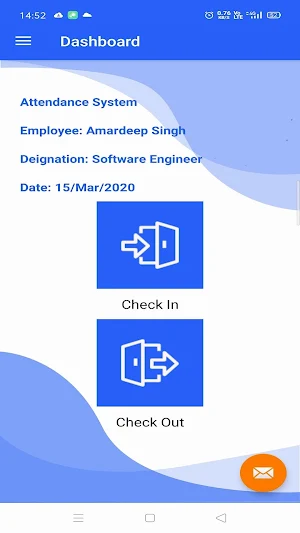 eAttendance Screenshot 1