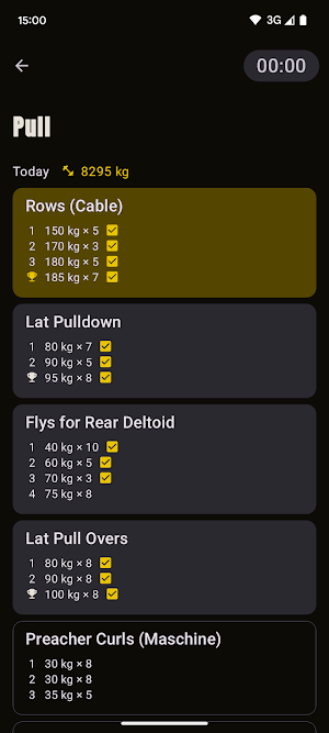 Berzerk - Workout Tracker Screenshot 3