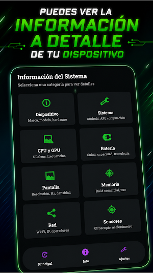 Info Rendimiento Screenshot 1