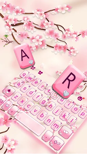 Sakura Blossom 2 Keyboard Theme Screenshot 1