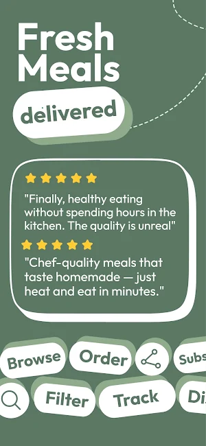 Meels: Chef-Prepared Meals Screenshot 0