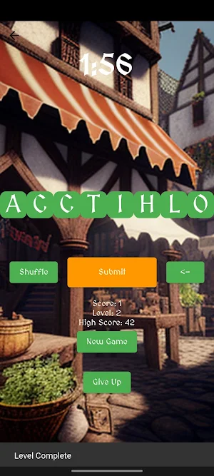 Medieval Word Twister Screenshot 2