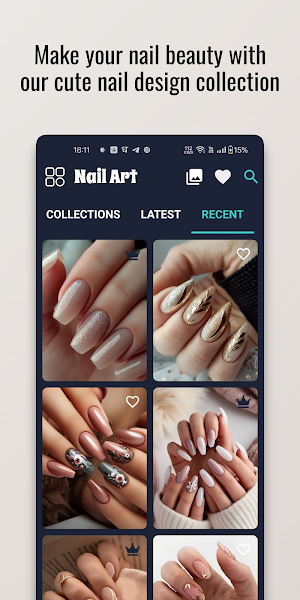 Neutral Elegance Nail Design Screenshot 3