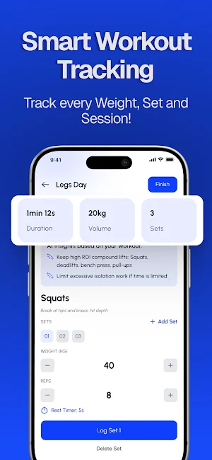 Reps - Gym Workout Tracker Screenshot 2