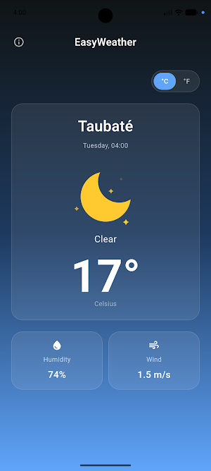 EasyWeather Screenshot 2
