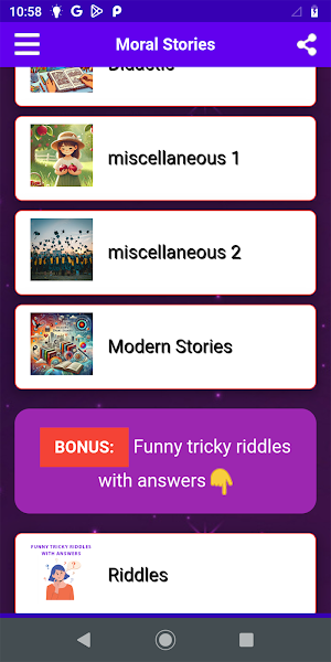 Stories with Moral Endings Screenshot 1