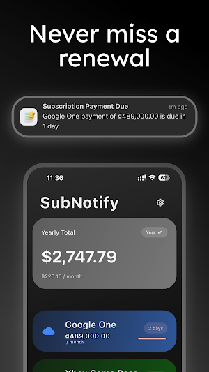 SubNotify: Unlimited Screenshot 3