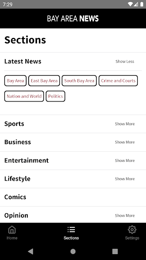 Bay Area News Screenshot 2