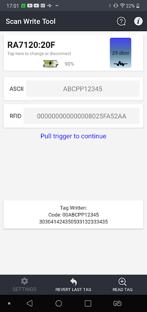 Scan-Write-Tool (Argox RA7120) Screenshot 1