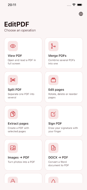 EditPDF Screenshot 1