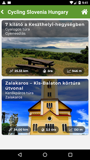 Cycling Slovenia Hungary Screenshot 1
