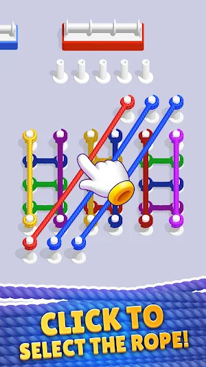 Rope Jam:Tangle Sort Screenshot 0