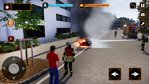 US Firefighter Fire Truck Game Screenshot 2