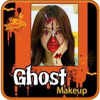 Ghost Face Halloween Makeup