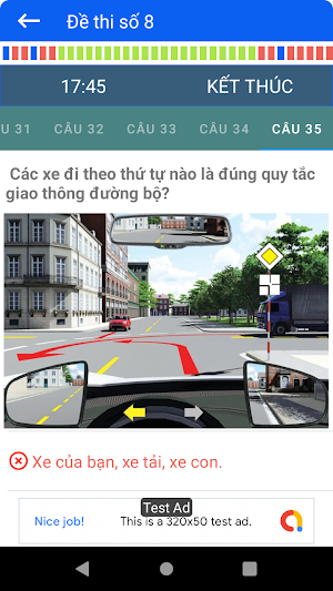 Bộ đề 600 câu ôn thi GPLX Screenshot 0