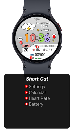 SamWatch Doodle Weather 2 Screenshot 2