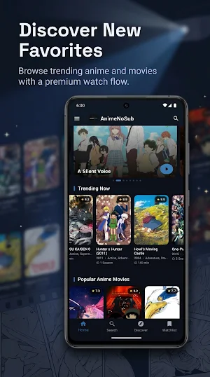 AnimeNoSub: Anime Database Screenshot 1