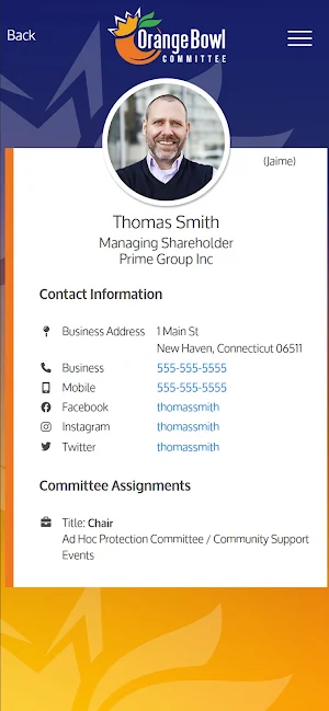 OBC Membership App Screenshot 3
