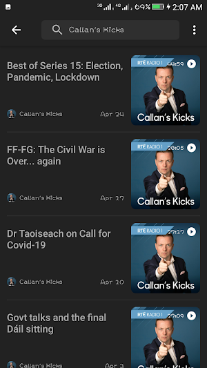 Ireland Podcast Screenshot 2