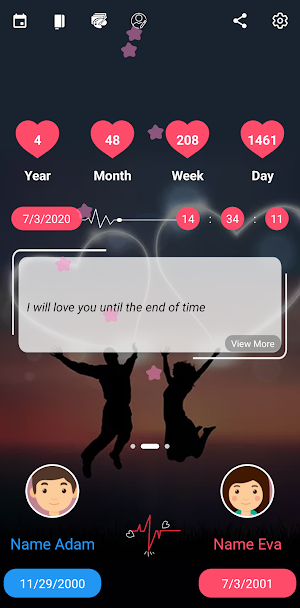 Love Counter: Been Love Memory Screenshot 3