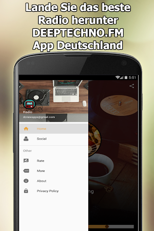 Radio DEEPTECHNO.FM Online Kostenlos Deutschland Screenshot 2