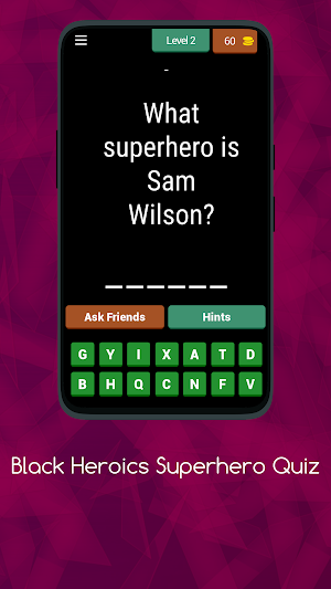 Black Heroics Superhero Quiz Screenshot 2