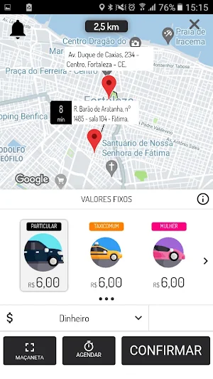 APP TAMO JUNTO - Passageiro Screenshot 2