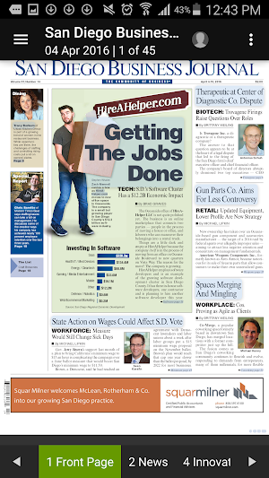 San Diego Business Journal Screenshot 2