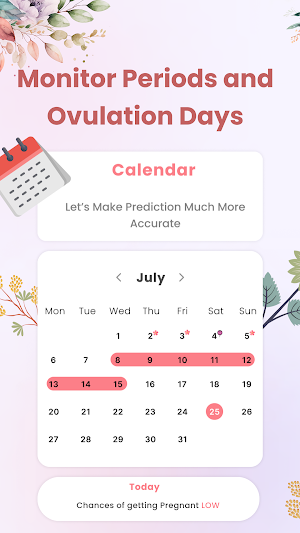 Period & Pregnancy Tracker Screenshot 1