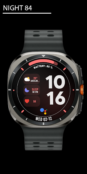 Night 84 - watch face Screenshot 0