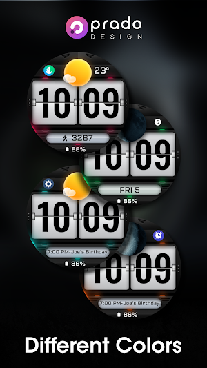 Weather Flip Animated Wear OS Screenshot 3