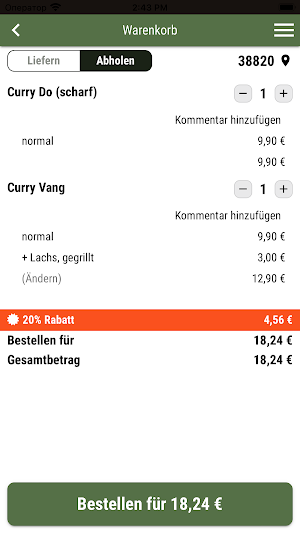 Jans Restaurant Halberstadt Screenshot 1