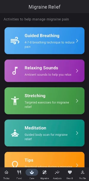 Eir Ease - Migraine Tracker Screenshot 3