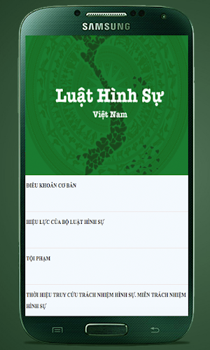 Luat Hinh Su Screenshot 0