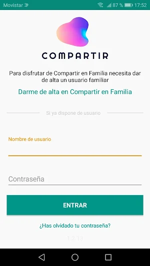 Compartir en familia Screenshot 0
