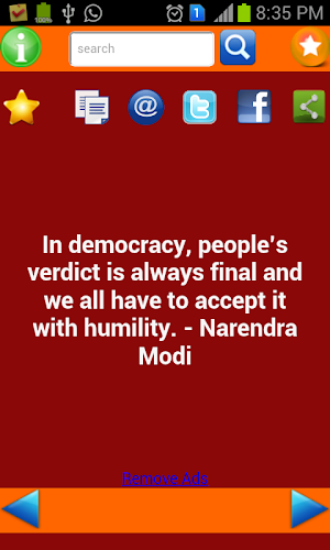 Quotes Of Modi Screenshot 0