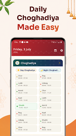Indian Calendar : Panchang Screenshot 3
