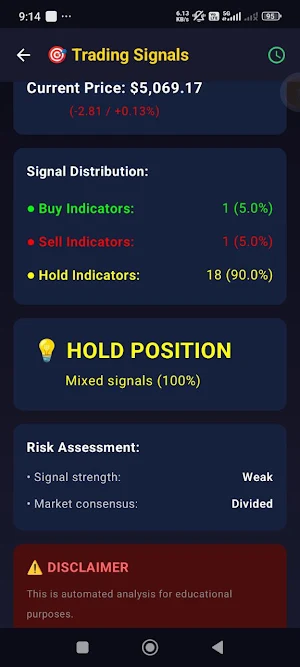 Gold Trading AI Screenshot 2