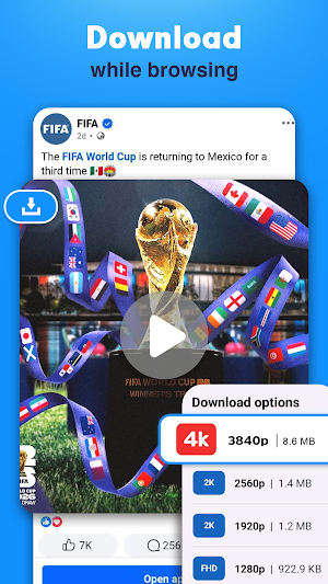 FSaver Video Downloader Screenshot 1