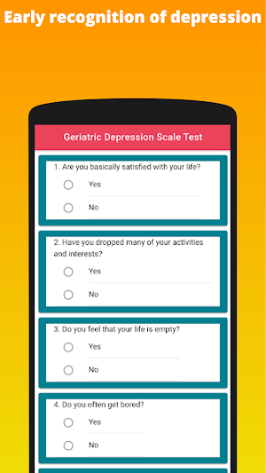 Geriatric Depression Scale - Self Harm Tracker Screenshot 0