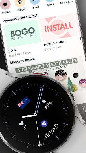 Minimal Soccer watch face Screenshot 3