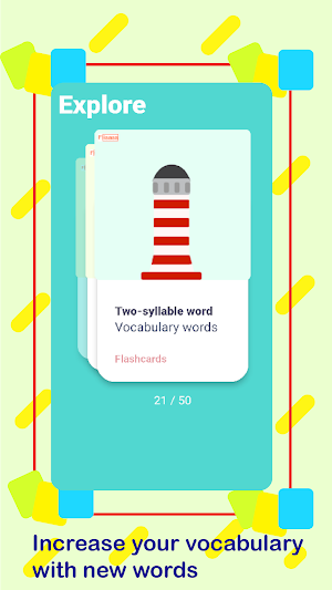 Vocabulary learning cards Screenshot 3